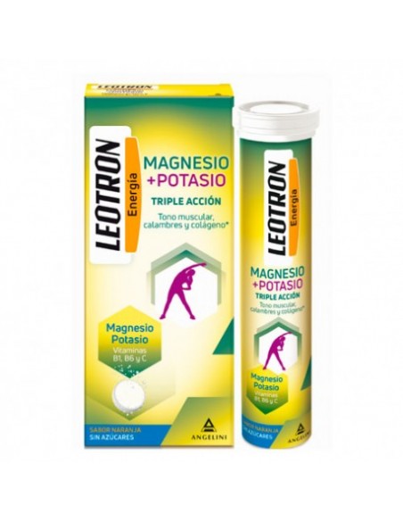 LEOTRON MAGNESIO  POTASIO 30 COMP EFERVESCENTES