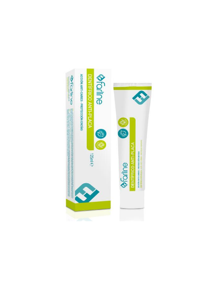 FARLINE DENTIFRICO ANTIPLACA 1 TUBO 125 ML SABOR MENTA CON ALOE VERA
