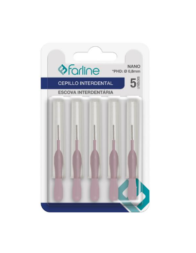 CEPILLO INTERDENTAL FARLINE NANO 5 UNIDADES