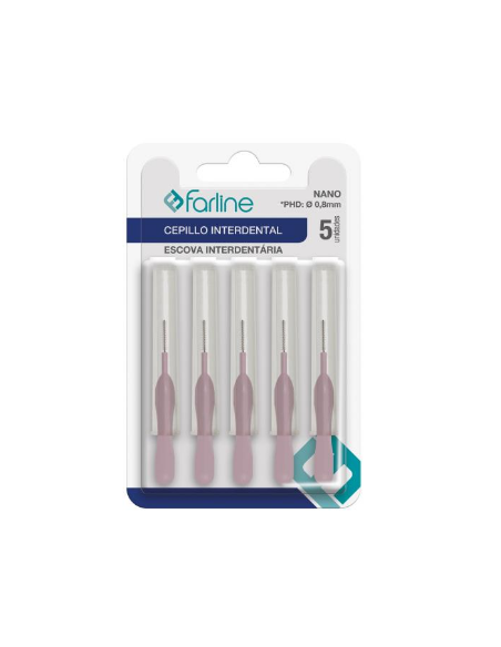 CEPILLO INTERDENTAL FARLINE NANO 5 UNIDADES