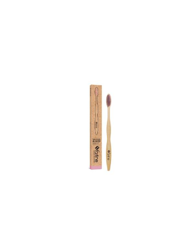 CEPILLO DENTAL DE BAMBU FARLINE ROSA