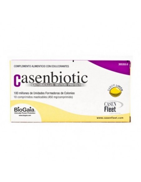 CASENBIOTIC 10 COMPRIMIDOS LIMON