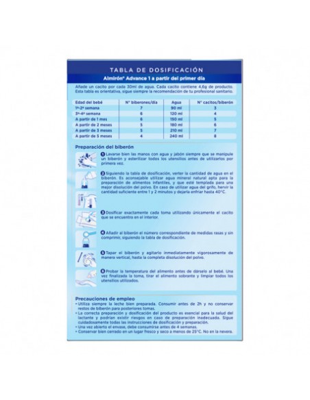 ALMIRON ADVANCE PRONUTRA 1 POLVO 1200 G