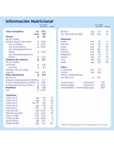 ALMIRON ADVANCE PRONUTRA 3 POLVO 800 G
