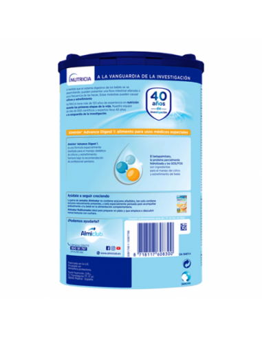 ALMIRON ADVANCE DIGEST 1 POLVO 800 G