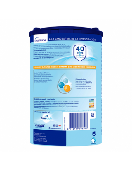 ALMIRON ADVANCE DIGEST 1 POLVO 800 G