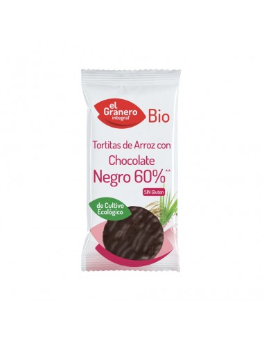 TORTITAS DE ARROZ CON CHOCOLATE NEGRO 100GR BIO...