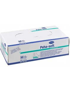 GUANTES PEHA SOFT LÁTEX TALLA M 100U