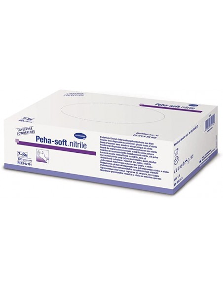 GUANTES PEHA SOFT NITRILO TALLA S 100U
