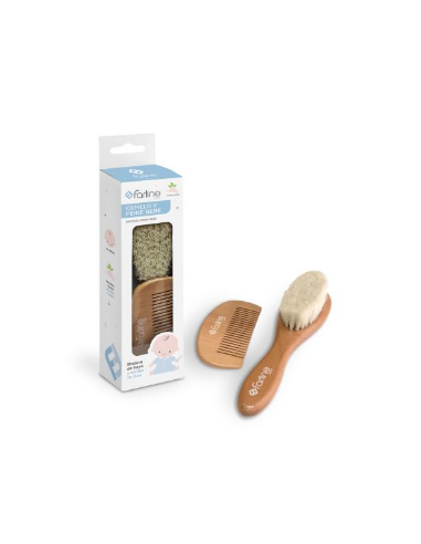 SET DE CEPILLO Y PEINE BEBE FARLINE