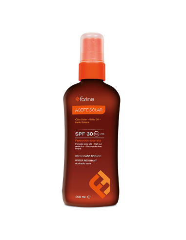 FARLINE ACEITE SOLAR SPF 30+ 200 ML