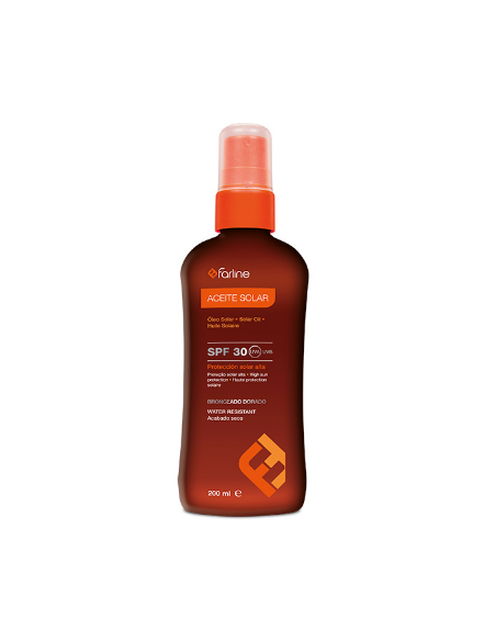 FARLINE ACEITE SOLAR SPF 30+ 200 ML