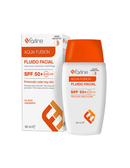 FARLINE FLUIDO FACIAL AQUA FUSION SPF 50+ CON COLOR 1 ENVASE 50 ML