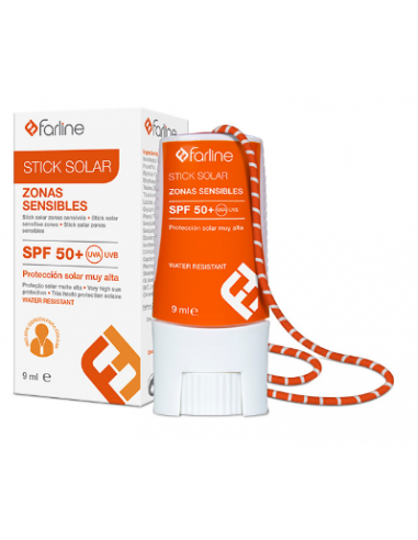 FARLINE STICK SOLAR SPF 50+ ZONAS SENSIBLES 9 ML