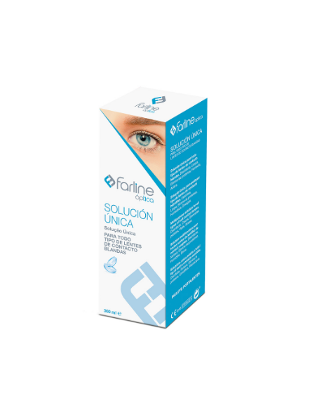 FARLINE OPTICA SOLUCION UNICA LENTES DE CONTACTO 1 ENVASE 360 ML