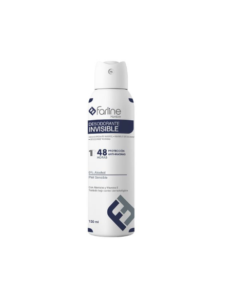 FARLINE SPRAY DESODORANTE INVISIBLE HOMBRE 1 ENVASE 150 ML