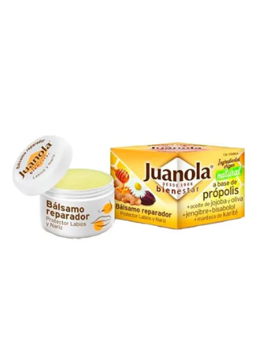 JUANOLA BÁLSAMO REPARADOR DE LABIOS Y NARIZ 15 G