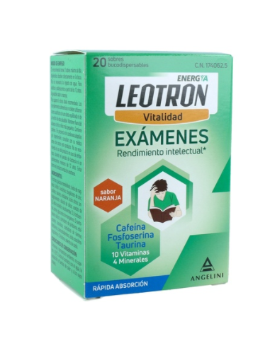 LEOTRON EXAMENES RENDIMIENTO INTELECTUAL 20 SOBRES
