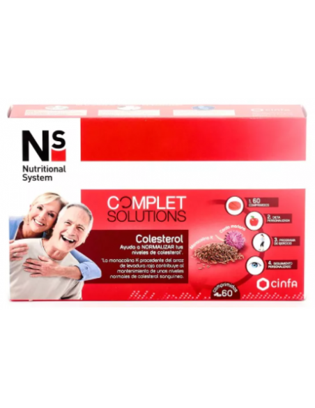 NS COMPLET SOLUTIONS COLESTEROL 2 ENVASES 30 COMPRIMIDOS