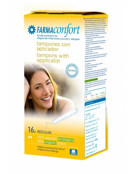 TAMPONES 100ALGODON REGULAR 16 U
