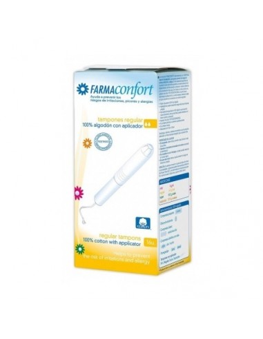 TAMPONES 100ALGODON REGULAR 16 U