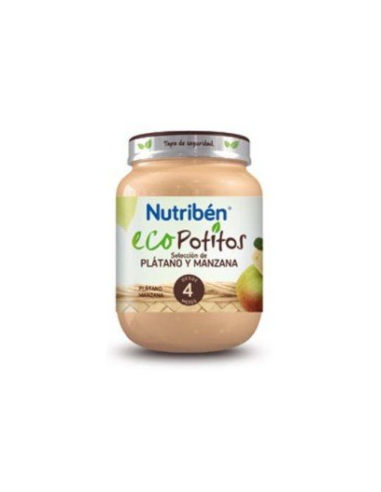 NUTRIBEN ECO POTITO SELECCION PLATANO Y MANZANA...