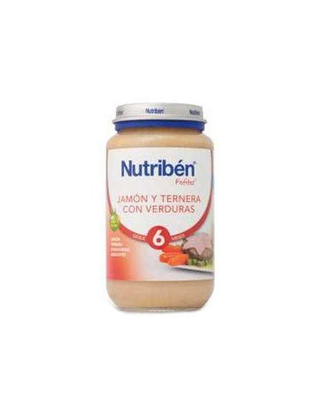 NUTRIBEN JAMON TERNERA VERDURA POTITO GRANDOTE 250 G