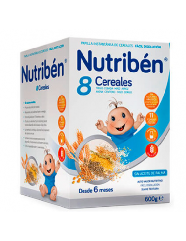 PAPILLA NUTRIBEN 8 CEREALES DIGEST 600 G