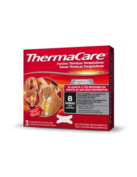 THERMACARE ADAPTABLE PARCHES TERMICOS 3 PARCHES
