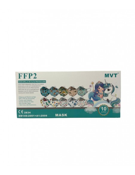 MASCARILLA FFP2 PEZ NIÑO 10 UNIDADES