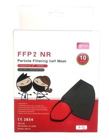 MASCARILLA FFP2 COLORES 10 UNIDADADES INFANTIL...