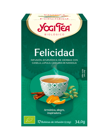 YOGI TEA FELICIDAD 17 BOLSITAS