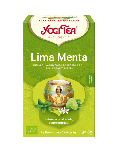 YOGI TEA LIMA MENTA 17 BOLSITAS