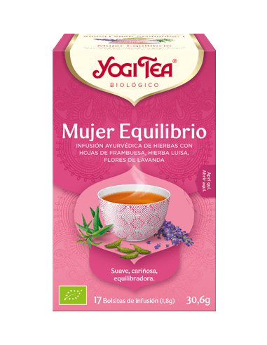 YOGI TEA MUJER EQUILIBRIO 17 BOLSITAS