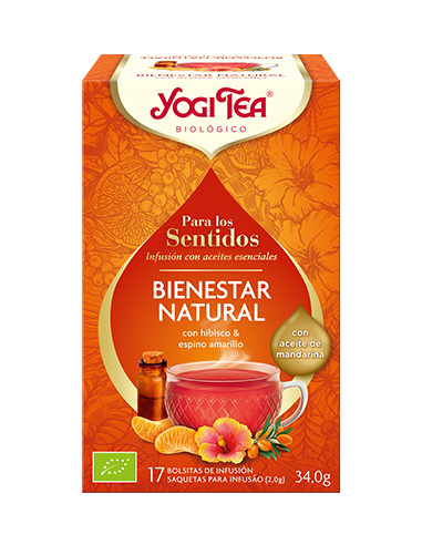 YOGI TEA PARA LOS SENTIDOS BIENESTAR NATURAL 20...
