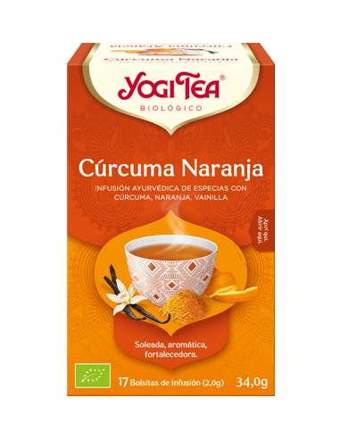YOGI TEA CÚRCUMA NARANJA 17 BOLSITAS