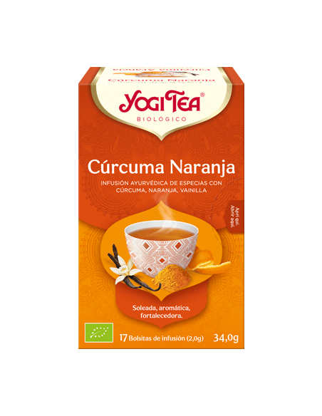YOGI TEA CÚRCUMA NARANJA 17 BOLSITAS