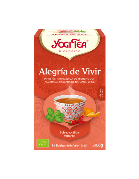 YOGI TEA ALEGRIA DE VIVIR 17 BOLSITAS