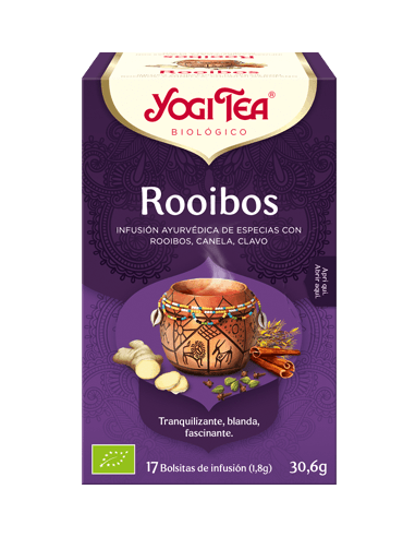 YOGI TEA ROOIBOS 17 BOLSITAS