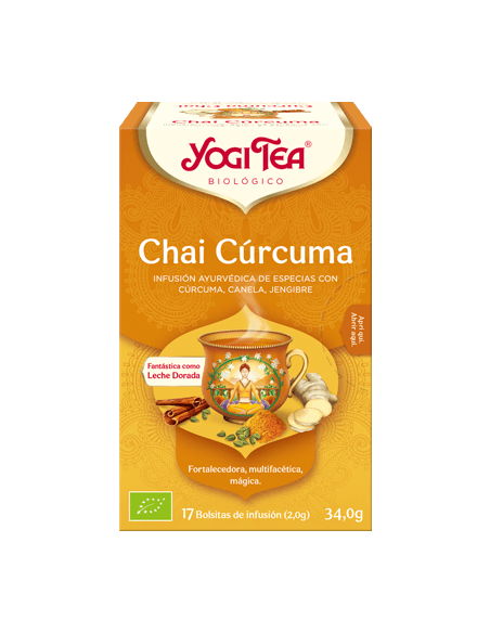 YOGITEA CHAI CÚRCUMA 17 BOLSITAS