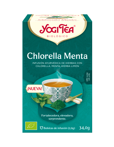 YOGITEA CHLORELLA MENTA 17 BOLSAS