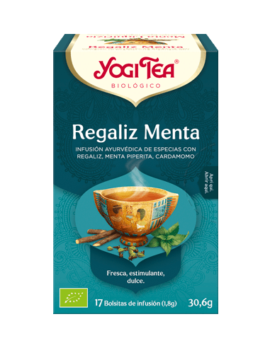 YOGITEA REGALIZ MENTA 17 BOLSITAS