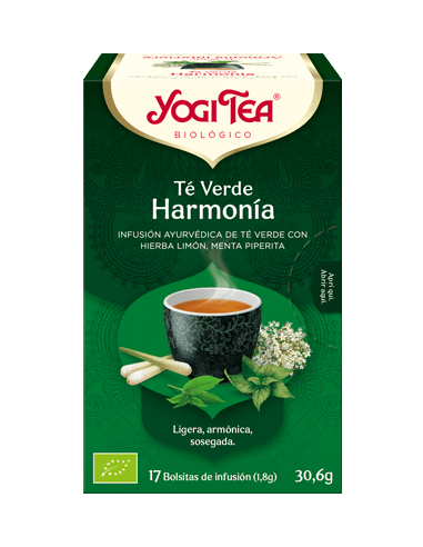YOGITEA HARMONIA TÉ VERDE 17 BOLSITAS