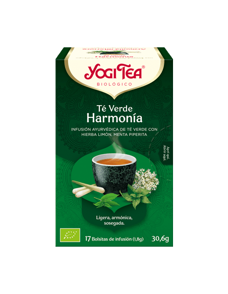 YOGITEA HARMONIA TÉ VERDE 17 BOLSITAS