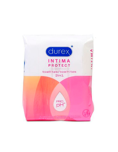 DUREX INTIMA PROTECT TOALLITAS INTIMAS 20 UNIDADES