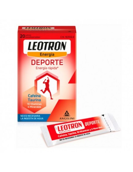 LEOTRON DEPORTE 20 SOBRES BUCODISPERSABLES
