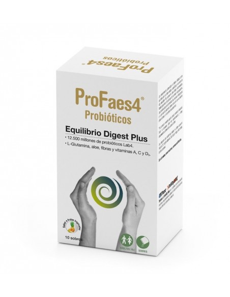 PROFAES4 PROBIÓTICOS EQUILIBRIO DIGEST PLUS 10 SOBRES 6,1 G