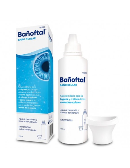 BAÑOFTAL BAÑO OCULAR 1 ENVASE 190 ML