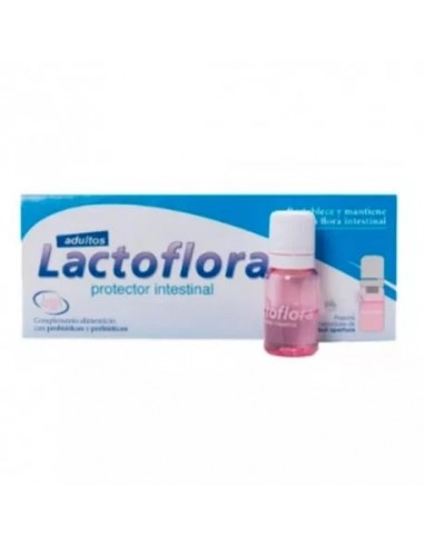 LACTOFLORA PROTECTOR INTESTINAL ADULTO 10 VIALES