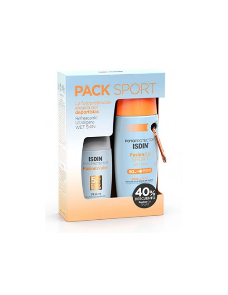 PACK SPORT FOTOPROTECTOR ISDIN FUSION SPF50+ GEL